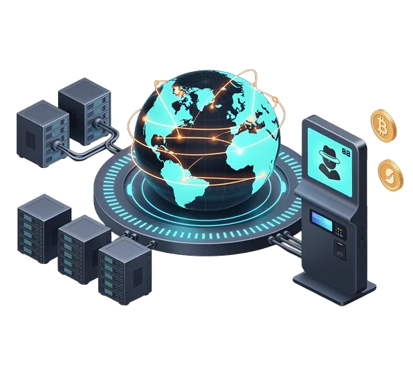Анонімний хостинг без верифікації: VPS і виділені сервери за криптовалюту в 5 країнах