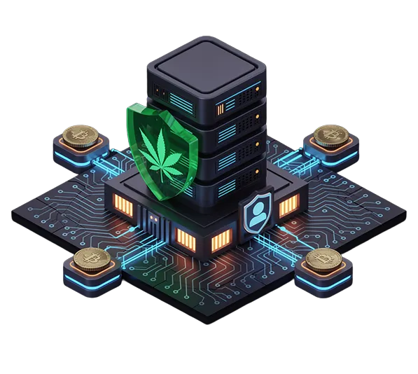 Best THC Hosting for Cannabis & CBD Websites: No KYC, Crypto Payments, 5 Server Locations, VPS From $40